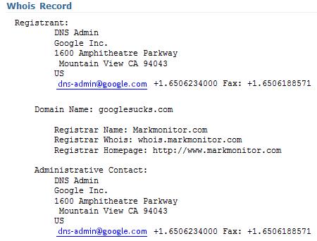 Google Sucks